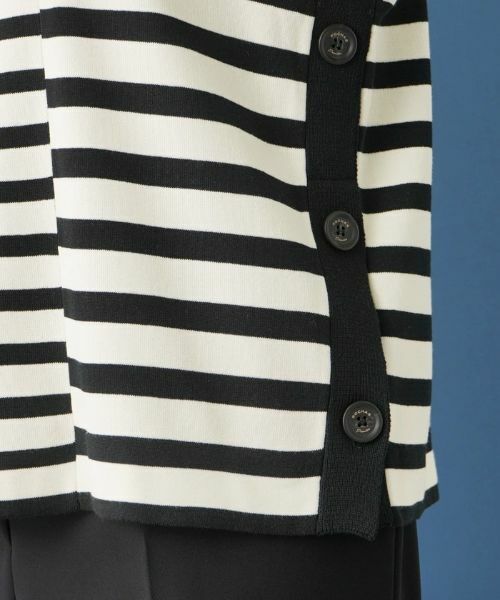 Leilian PLUS HOUSE / レリアンプラスハウス ニット・セーター | ボーダーセーター【ROCHAS Premiere】 | 詳細10