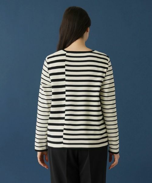 Leilian PLUS HOUSE / レリアンプラスハウス ニット・セーター | ボーダーセーター【ROCHAS Premiere】 | 詳細6