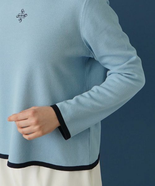 Leilian PLUS HOUSE / レリアンプラスハウス ニット・セーター | ワンポイントセーター【ROCHAS Premiere】 | 詳細12