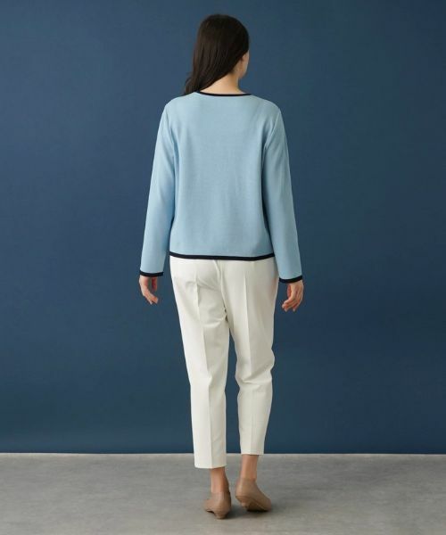 Leilian PLUS HOUSE / レリアンプラスハウス ニット・セーター | ワンポイントセーター【ROCHAS Premiere】 | 詳細6