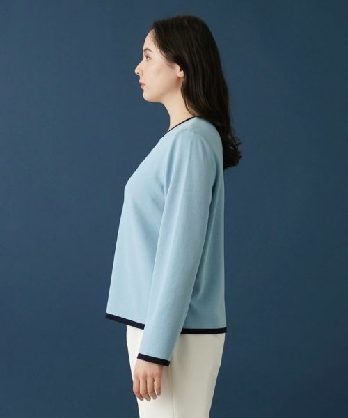 Leilian PLUS HOUSE / レリアンプラスハウス ニット・セーター | ワンポイントセーター【ROCHAS Premiere】 | 詳細8