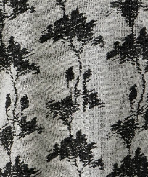 Leilian PLUS HOUSE / レリアンプラスハウス ニット・セーター | 総柄セーター【ROCHAS Premiere】 | 詳細11