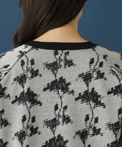Leilian PLUS HOUSE / レリアンプラスハウス ニット・セーター | 総柄セーター【ROCHAS Premiere】 | 詳細8