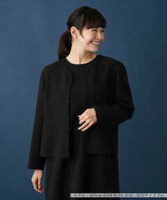 Leilian PLUS HOUSE / レリアンプラスハウス テーラードジャケット | ノーカラージャケット