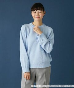 Leilian PLUS HOUSE / レリアンプラスハウス ニット・セーター | ラグランクルーネックニット