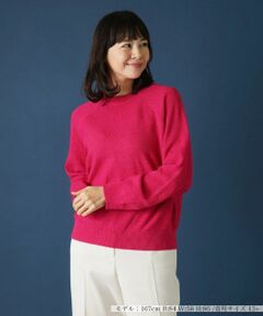 Leilian PLUS HOUSE / レリアンプラスハウス ニット・セーター | ラグランクルーネックニット