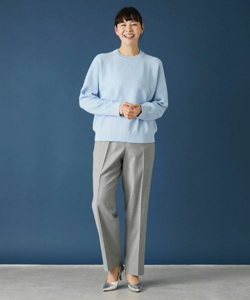 Leilian PLUS HOUSE / レリアンプラスハウス ニット・セーター | ラグランクルーネックニット | 詳細11