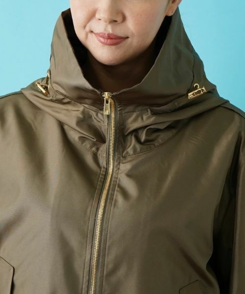 Leilian PLUS HOUSE / レリアンプラスハウス その他アウター | フード付きジップアップブルゾン | 詳細10