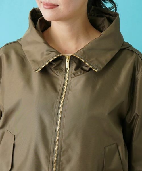 Leilian PLUS HOUSE / レリアンプラスハウス その他アウター | フード付きジップアップブルゾン | 詳細12