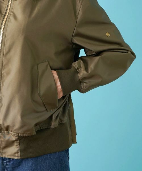 Leilian PLUS HOUSE / レリアンプラスハウス その他アウター | フード付きジップアップブルゾン | 詳細15