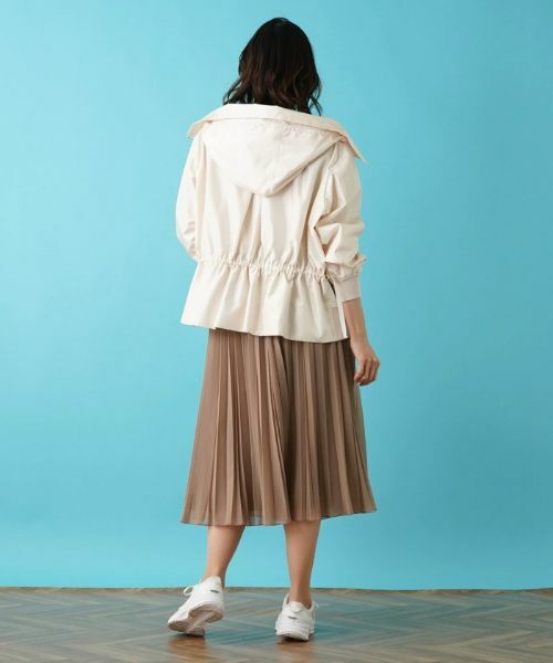 Leilian PLUS HOUSE / レリアンプラスハウス その他アウター | フード付きジップアップブルゾン | 詳細3