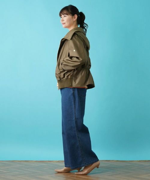 Leilian PLUS HOUSE / レリアンプラスハウス その他アウター | フード付きジップアップブルゾン | 詳細5