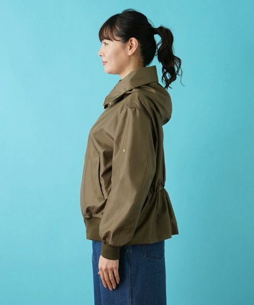 Leilian PLUS HOUSE / レリアンプラスハウス その他アウター | フード付きジップアップブルゾン | 詳細8