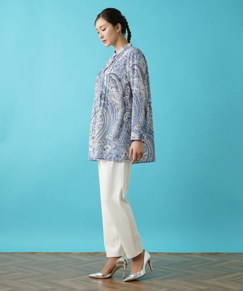 Leilian PLUS HOUSE / レリアンプラスハウス その他パンツ | 【店舗人気】洗えるストレッチスリムテーパードパンツ | 詳細5