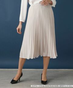 Leilian PLUS HOUSE / レリアンプラスハウス ロング・マキシ丈スカート | 【セレモニー】ミモレ丈プリーツスカート