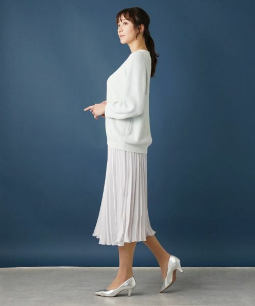 Leilian PLUS HOUSE / レリアンプラスハウス ロング・マキシ丈スカート | 【セレモニー】ミモレ丈プリーツスカート | 詳細11