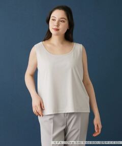 Leilian PLUS HOUSE / レリアンプラスハウス カットソー | 【店舗人気】ラウンドネックタンクトップ