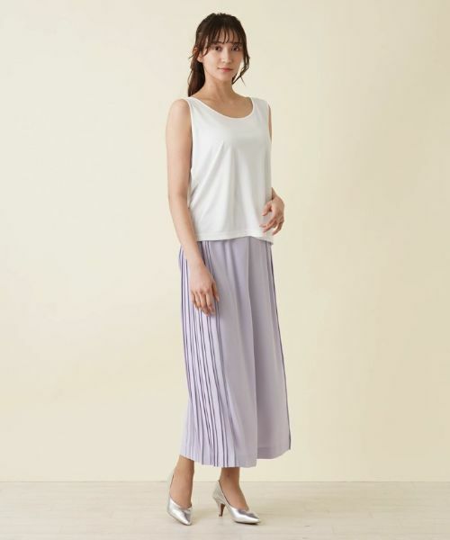Leilian PLUS HOUSE / レリアンプラスハウス カットソー | 【店舗人気】ラウンドネックタンクトップ | 詳細1