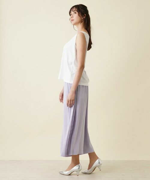 Leilian PLUS HOUSE / レリアンプラスハウス カットソー | 【店舗人気】ラウンドネックタンクトップ | 詳細2