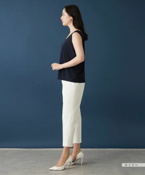 Leilian PLUS HOUSE / レリアンプラスハウス カットソー | 【店舗人気】ラウンドネックタンクトップ | 詳細5