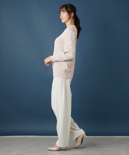 Leilian PLUS HOUSE / レリアンプラスハウス ニット・セーター | メランジニットプルオーバー | 詳細12