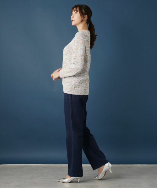 Leilian PLUS HOUSE / レリアンプラスハウス ニット・セーター | メランジニットプルオーバー | 詳細2