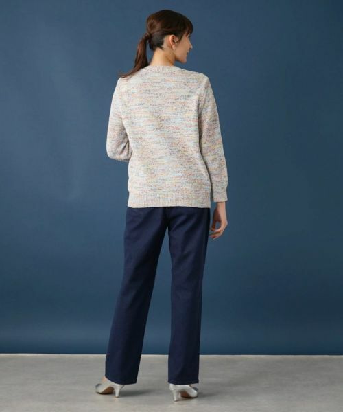 Leilian PLUS HOUSE / レリアンプラスハウス ニット・セーター | メランジニットプルオーバー | 詳細3