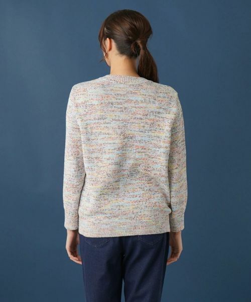 Leilian PLUS HOUSE / レリアンプラスハウス ニット・セーター | メランジニットプルオーバー | 詳細6