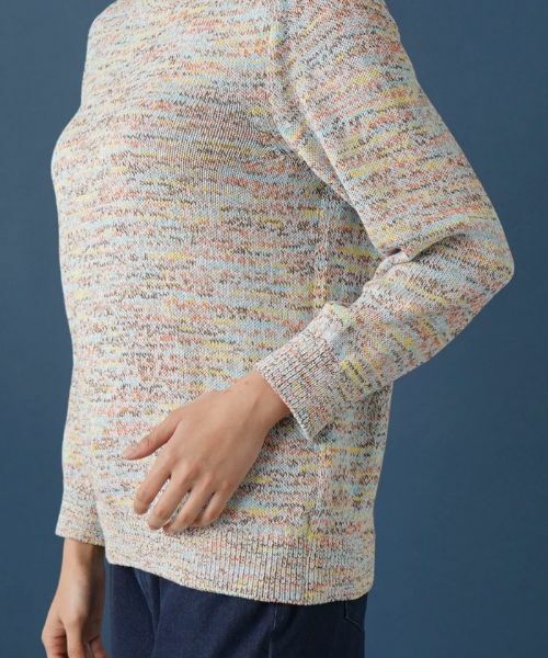 Leilian PLUS HOUSE / レリアンプラスハウス ニット・セーター | メランジニットプルオーバー | 詳細9