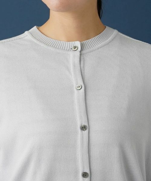 Leilian PLUS HOUSE / レリアンプラスハウス カーディガン・ボレロ | クルーネックニットカーディガン | 詳細11