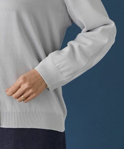 Leilian PLUS HOUSE / レリアンプラスハウス カーディガン・ボレロ | クルーネックニットカーディガン | 詳細13