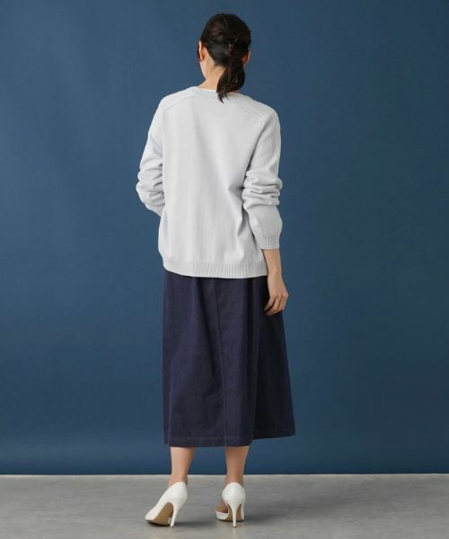 Leilian PLUS HOUSE / レリアンプラスハウス カーディガン・ボレロ | クルーネックニットカーディガン | 詳細7