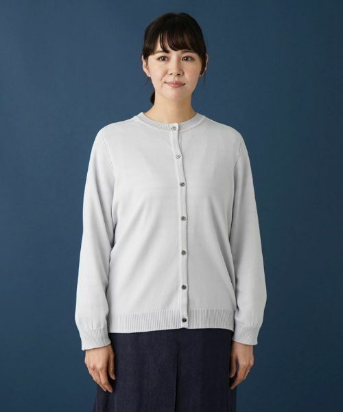 Leilian PLUS HOUSE / レリアンプラスハウス カーディガン・ボレロ | クルーネックニットカーディガン | 詳細8