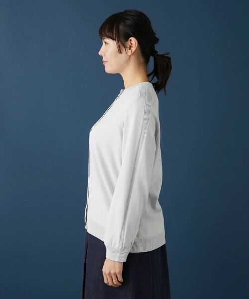 Leilian PLUS HOUSE / レリアンプラスハウス カーディガン・ボレロ | クルーネックニットカーディガン | 詳細9
