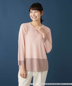 Leilian PLUS HOUSE / レリアンプラスハウス ニット・セーター | クルーネックインナー