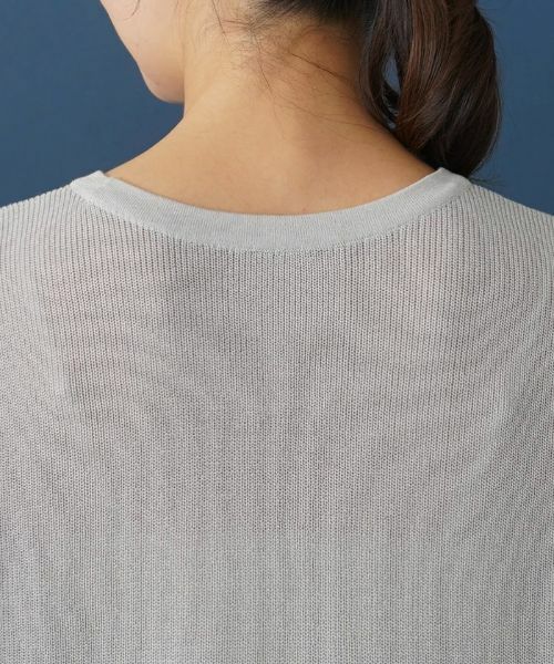 Leilian PLUS HOUSE / レリアンプラスハウス ニット・セーター | クルーネックインナー | 詳細12