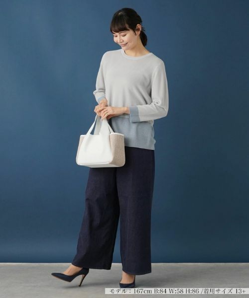 Leilian PLUS HOUSE / レリアンプラスハウス ニット・セーター | クルーネックインナー | 詳細5