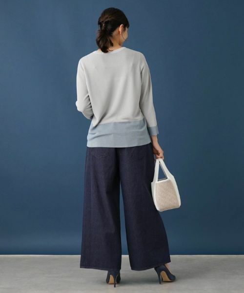 Leilian PLUS HOUSE / レリアンプラスハウス ニット・セーター | クルーネックインナー | 詳細7