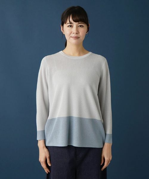 Leilian PLUS HOUSE / レリアンプラスハウス ニット・セーター | クルーネックインナー | 詳細8