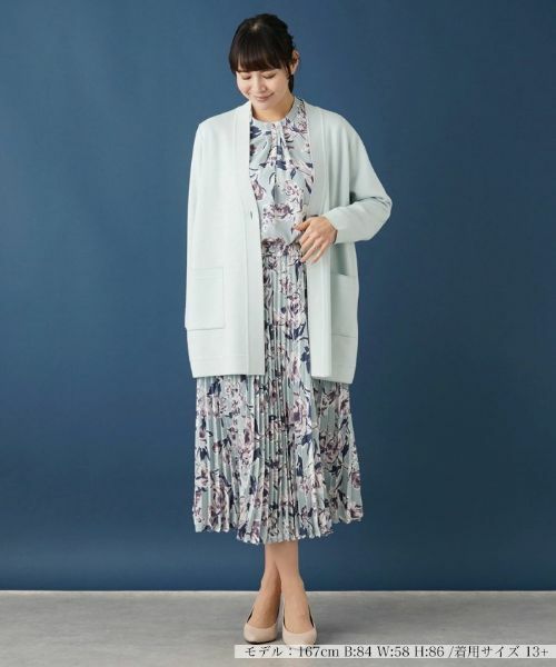 Leilian PLUS HOUSE / レリアンプラスハウス カーディガン・ボレロ | Vネックカーディガン | 詳細1