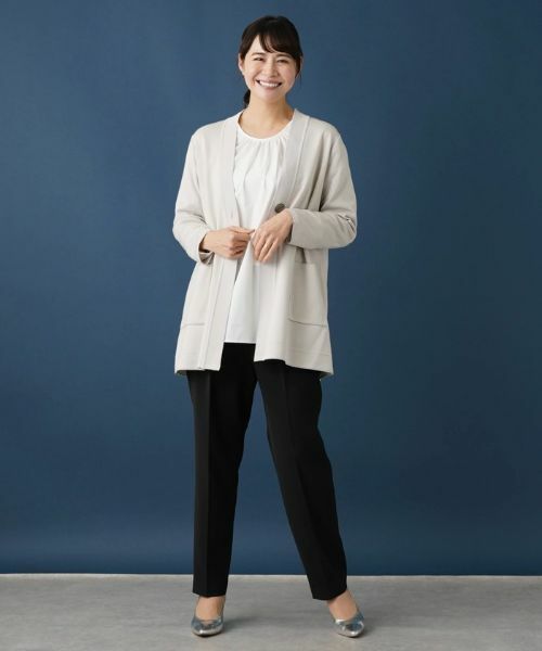 Leilian PLUS HOUSE / レリアンプラスハウス カーディガン・ボレロ | Vネックカーディガン | 詳細12