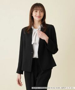 Leilian PLUS HOUSE / レリアンプラスハウス テーラードジャケット | ノーカラージャケット