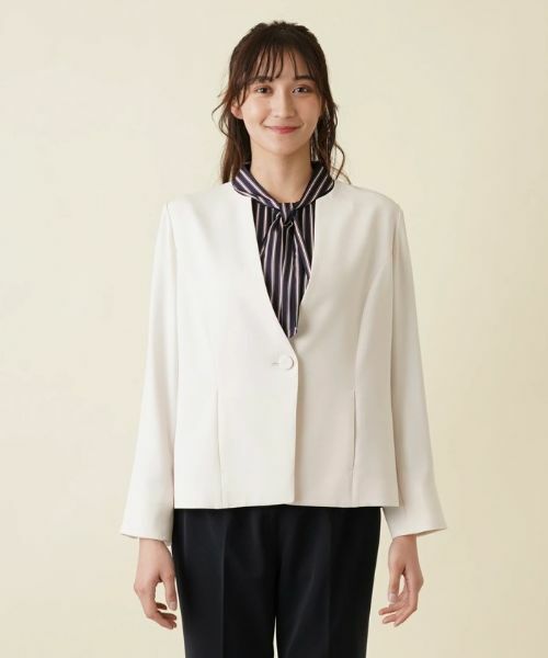 Leilian PLUS HOUSE / レリアンプラスハウス テーラードジャケット | ノーカラージャケット | 詳細4