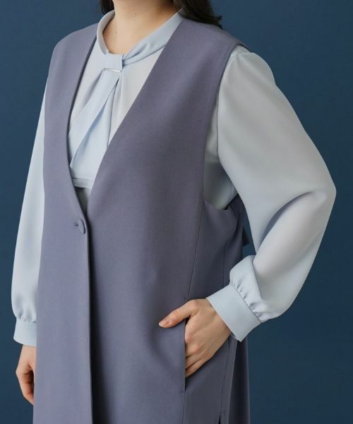 Leilian PLUS HOUSE / レリアンプラスハウス テーラードジャケット | ロングベスト | 詳細13