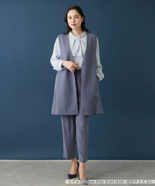 Leilian PLUS HOUSE / レリアンプラスハウス テーラードジャケット | ロングベスト | 詳細4