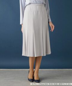 Leilian PLUS HOUSE / レリアンプラスハウス ミニ・ひざ丈スカート | 無地フレアスカート