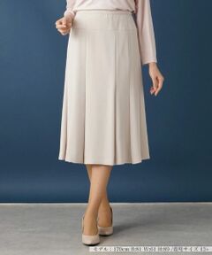 Leilian PLUS HOUSE / レリアンプラスハウス ミニ・ひざ丈スカート | 無地フレアスカート