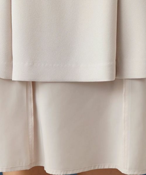 Leilian PLUS HOUSE / レリアンプラスハウス ミニ・ひざ丈スカート | 無地フレアスカート | 詳細15