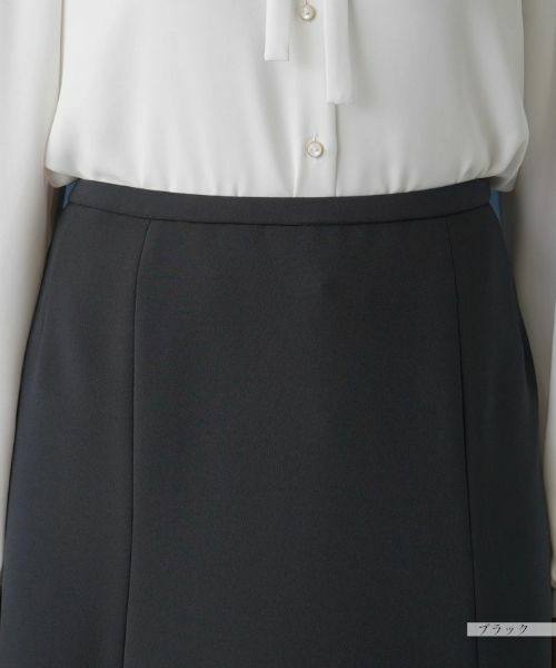 Leilian PLUS HOUSE / レリアンプラスハウス ミニ・ひざ丈スカート | 無地フレアスカート | 詳細7