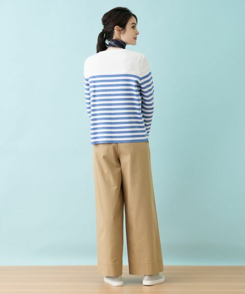 Leilian PLUS HOUSE / レリアンプラスハウス カーディガン・ボレロ | ボーダー柄カーディガン | 詳細20